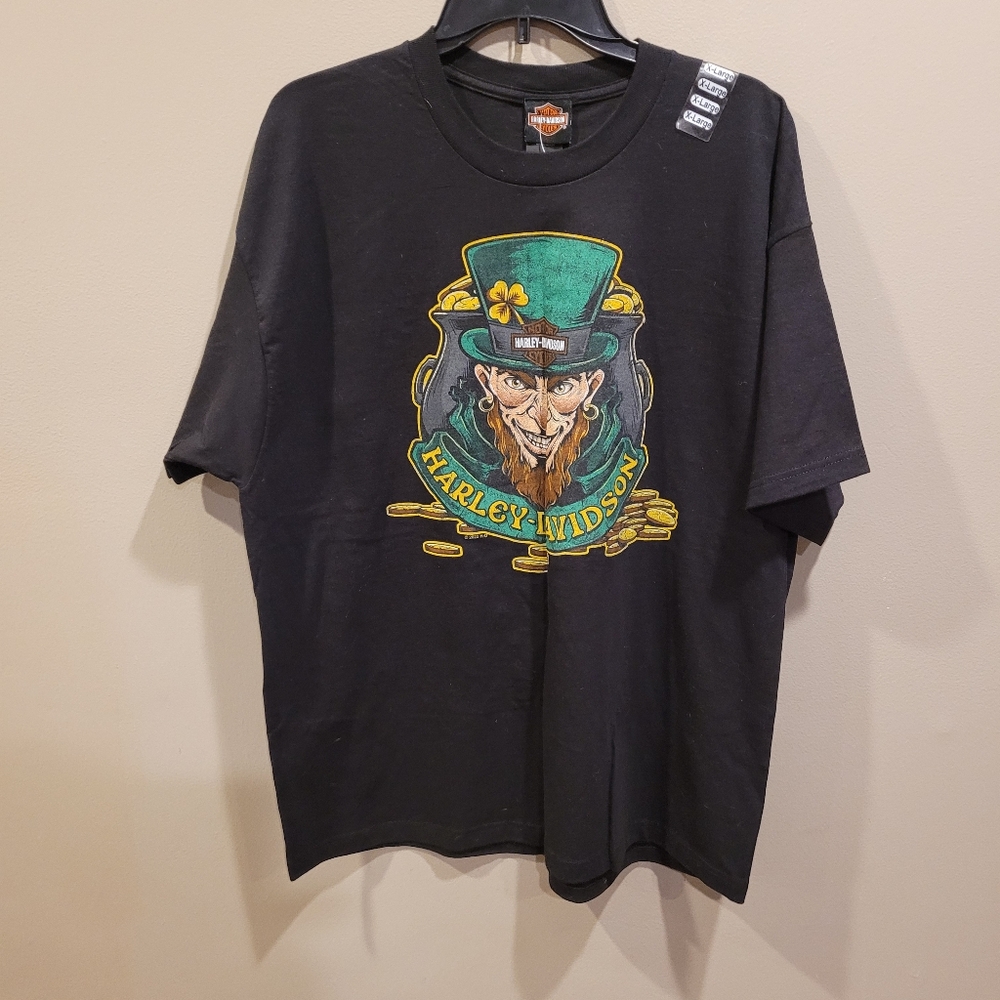 NWT Harley Davidson Leprechaun Black Pig Trail Rogers Arkansas